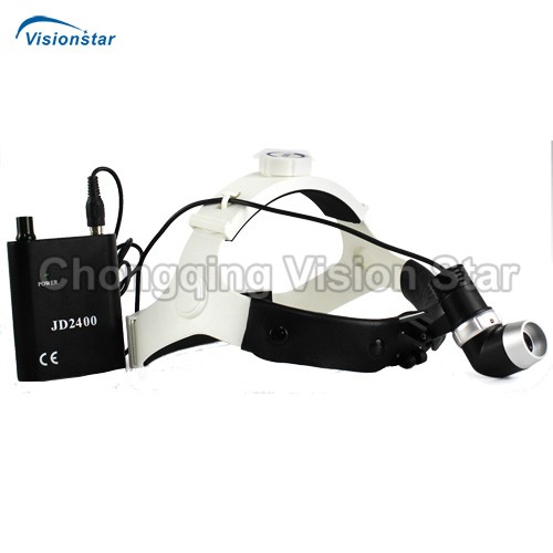 JD-2400 Headband LED Medical Headlight with Loupes