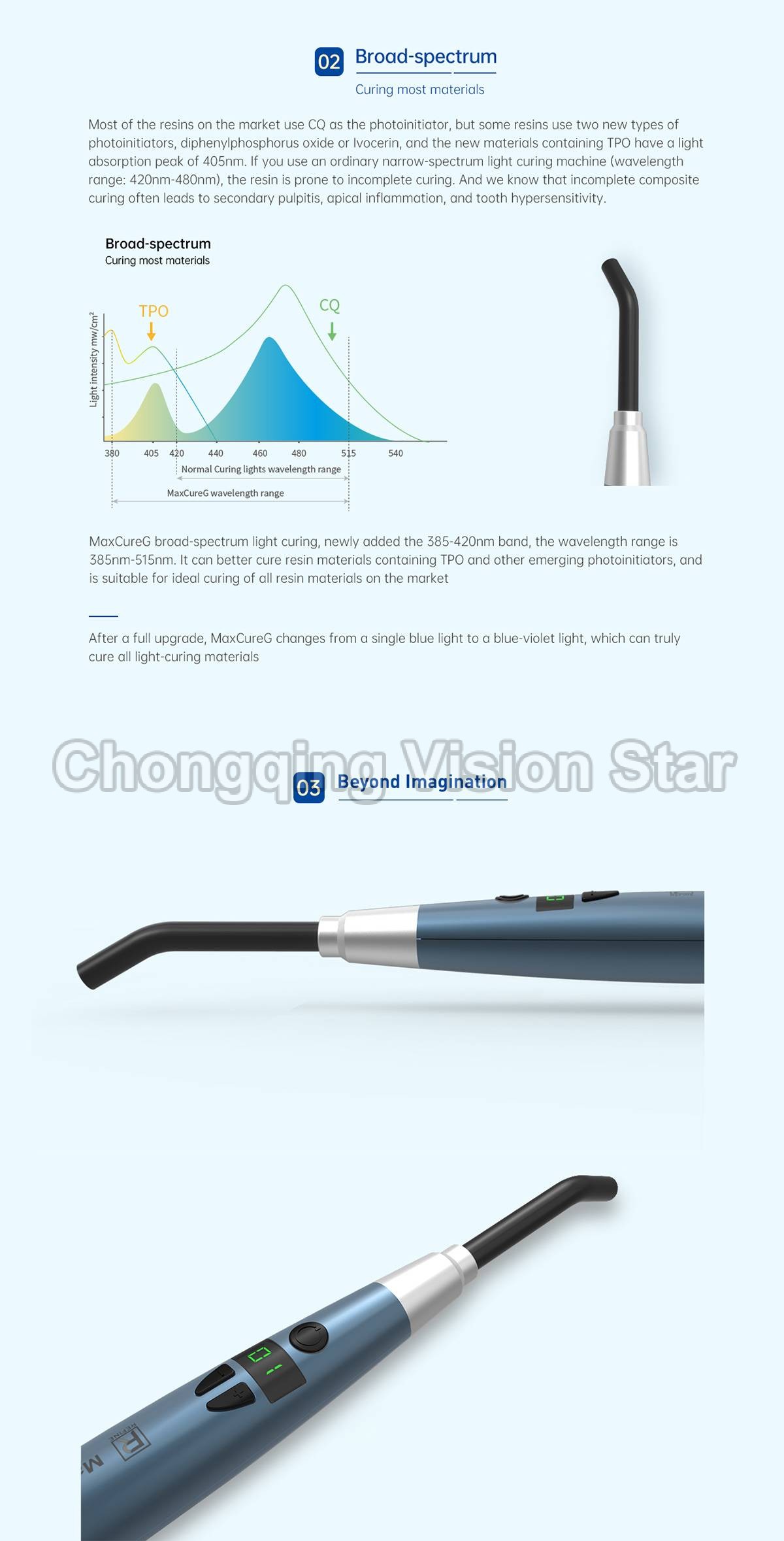 MaxcureG Curing Light