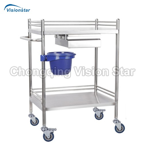 SJD-Y024A Dental Stainless Steel Cart